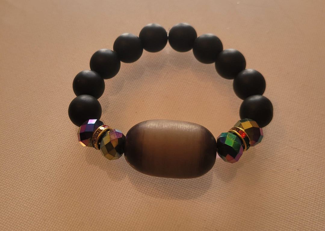 Ghana natural stone bracelets.