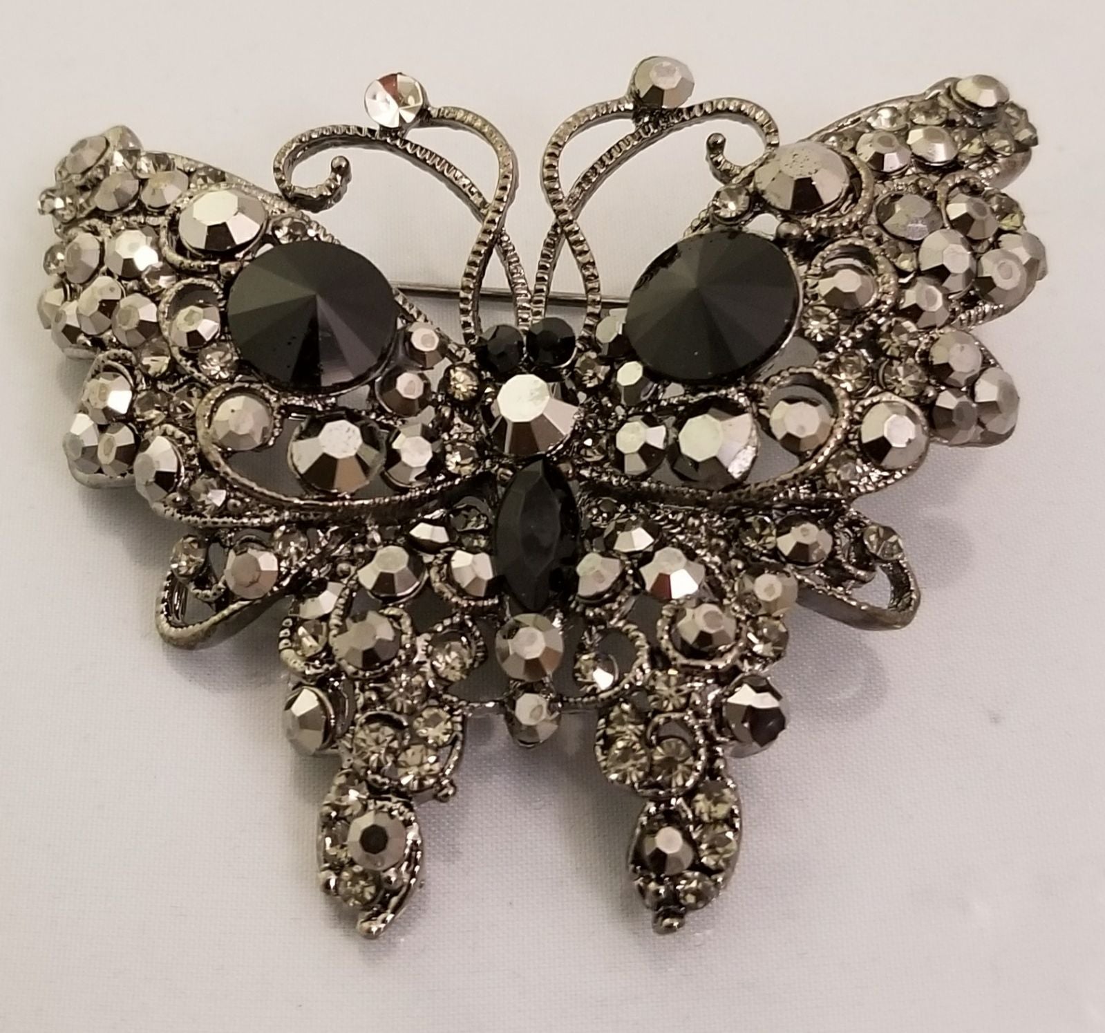 Beautiful Black Diamond Broach - Theresa Exotic Apparel