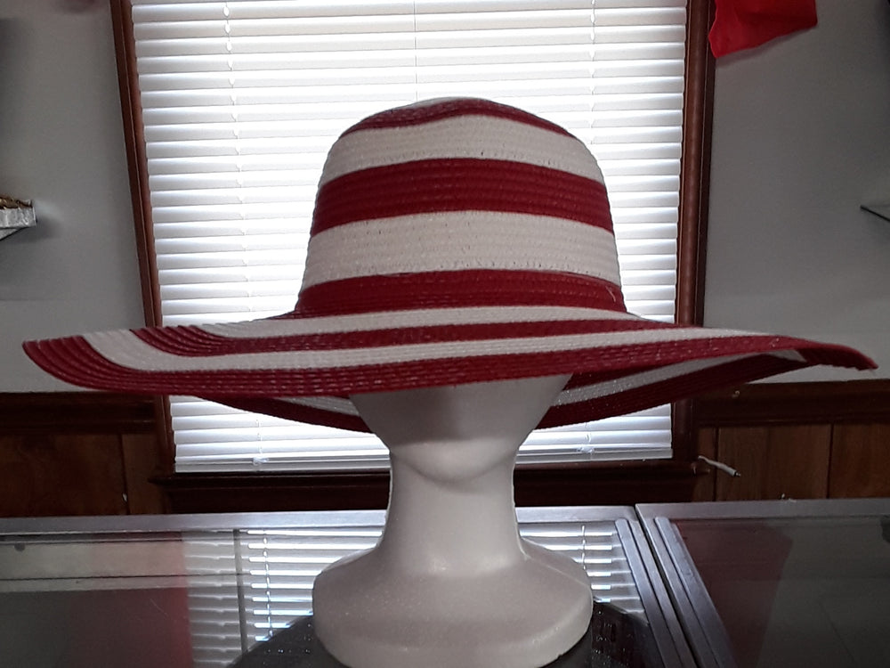 Brown/White Big Sun Hat