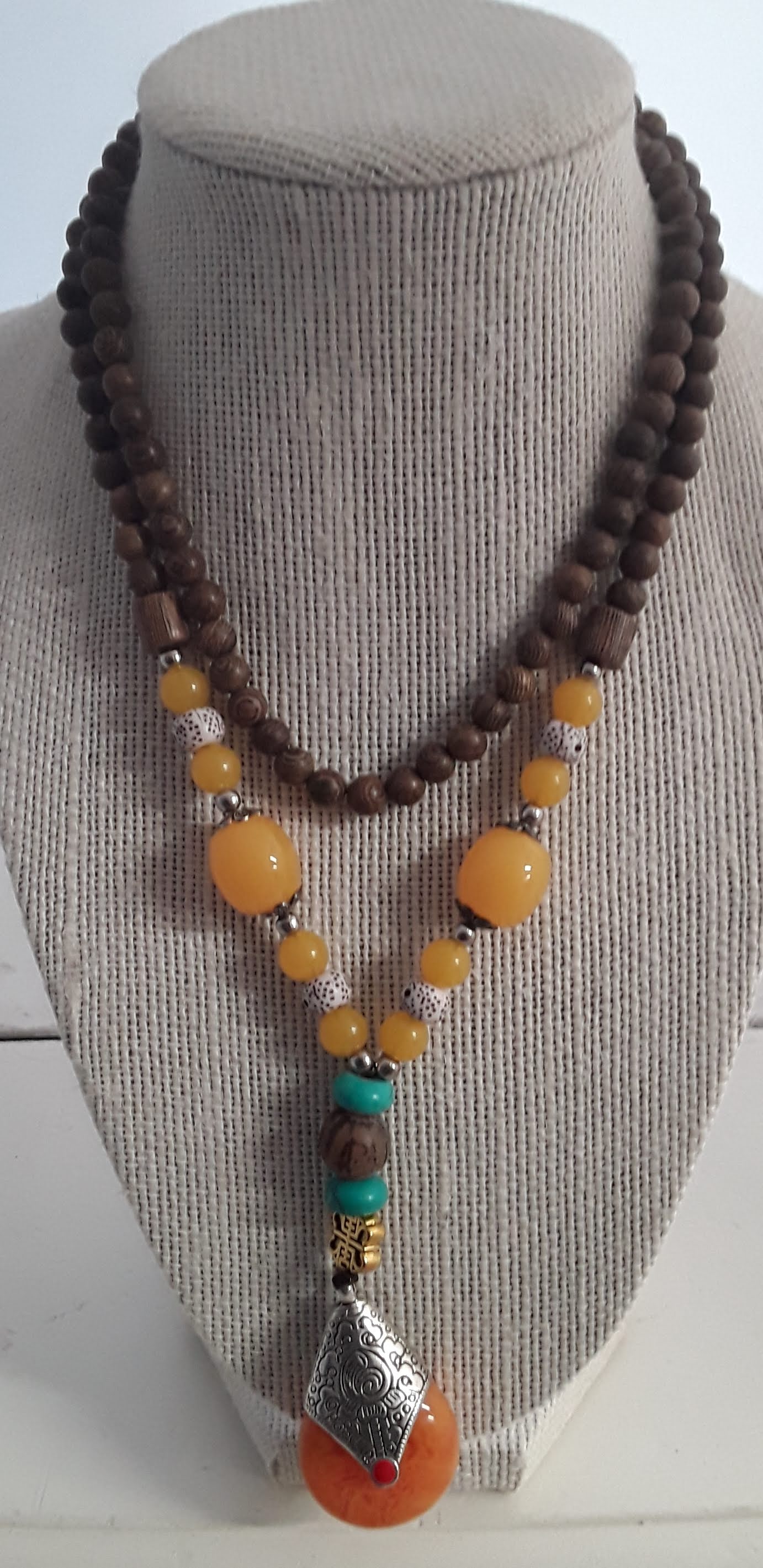 Handmade Unisex Beaded Necklace