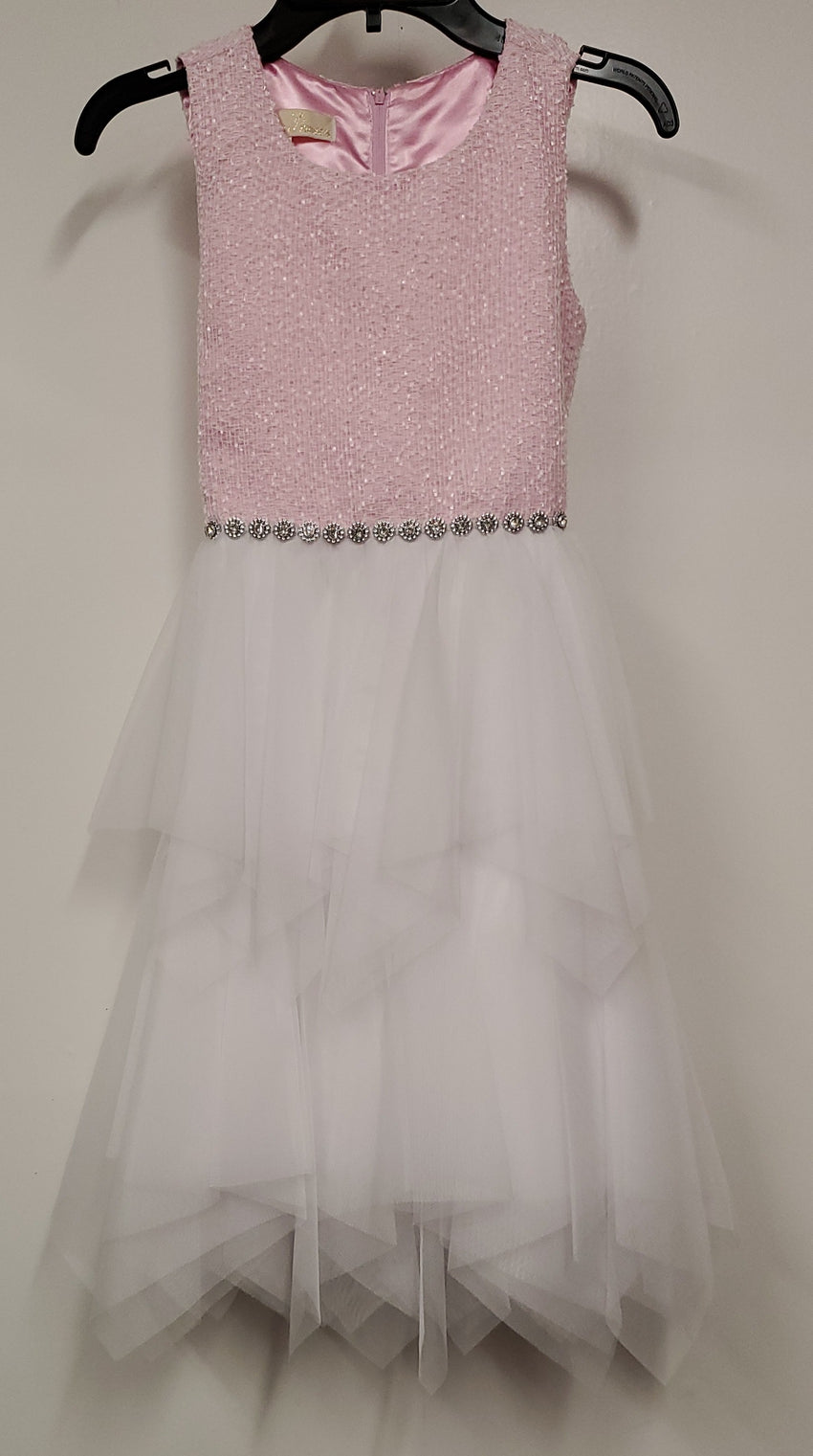 Girls American Princess  Pink Formal Dress
