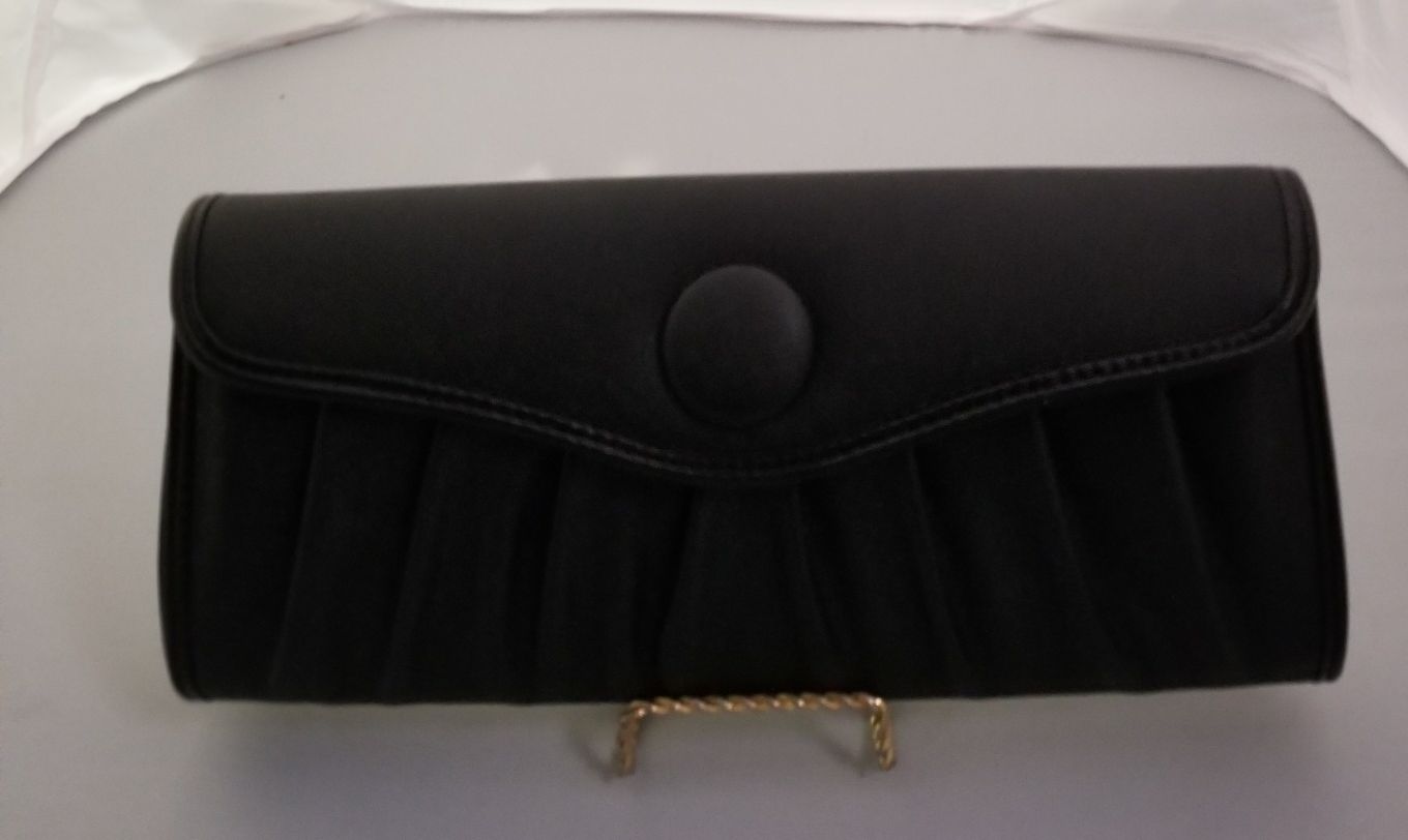 Black Clutch Bag - Theresa Exotic Apparel