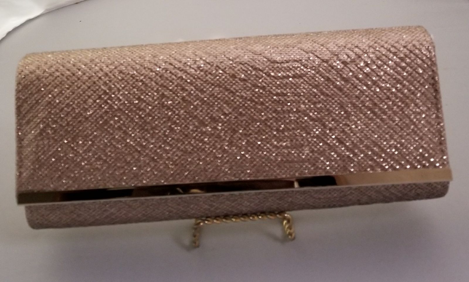 Beige Clutch Bag - Theresa Exotic Apparel