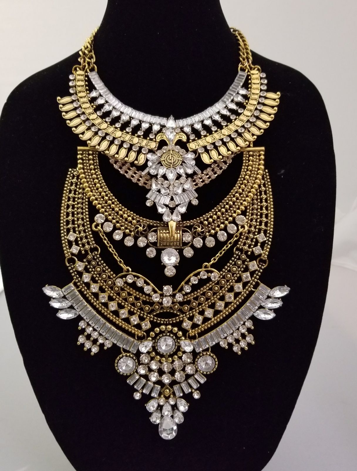 Exotic Multi-Layer Royal Necklace - Theresa Exotic Apparel