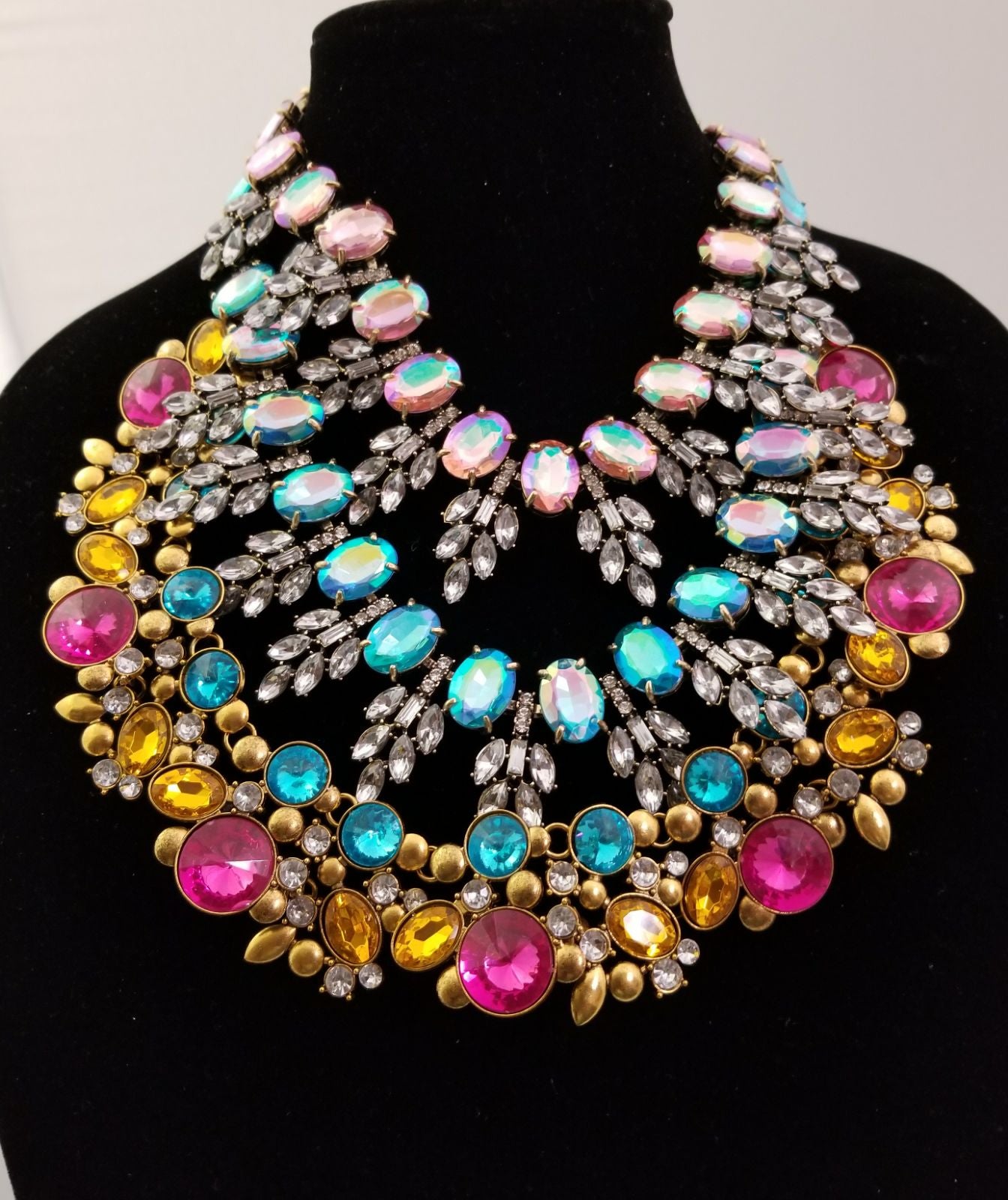 Multi-Color Rainbow Necklace - Theresa Exotic Apparel