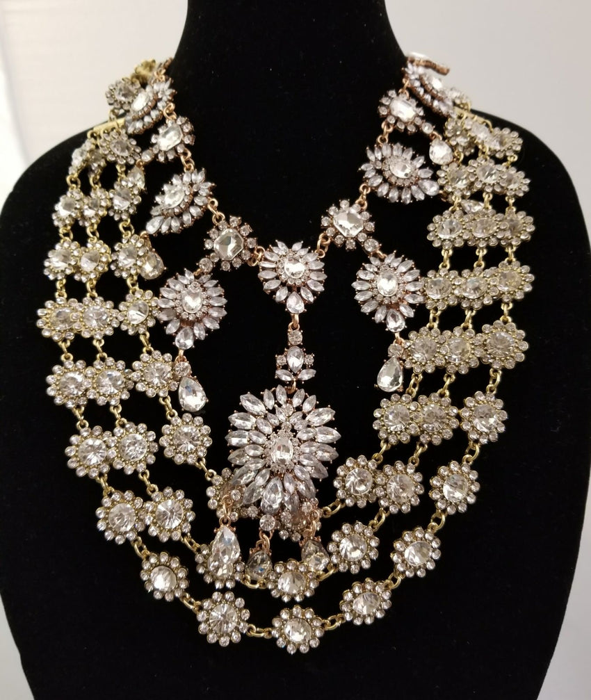 Diamond Snow Drop Necklace
