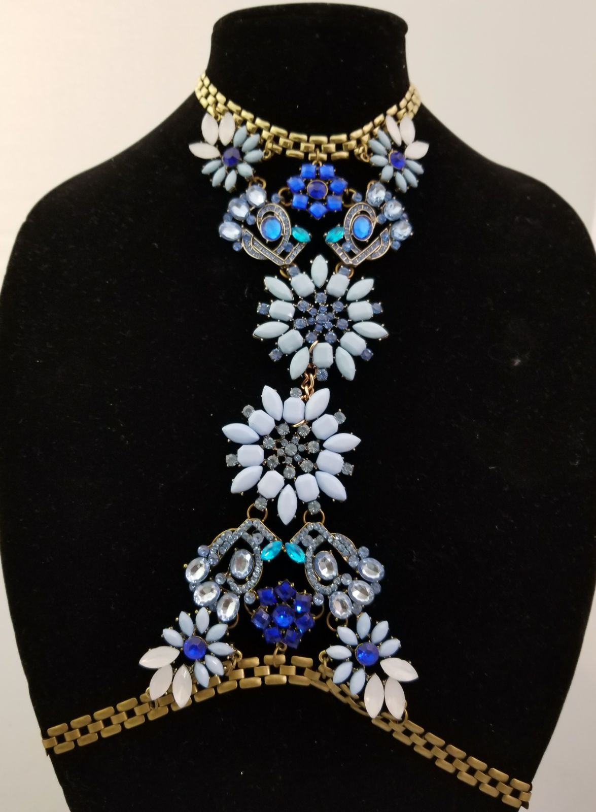 Royal Blue Ocean Necklace - Theresa Exotic Apparel