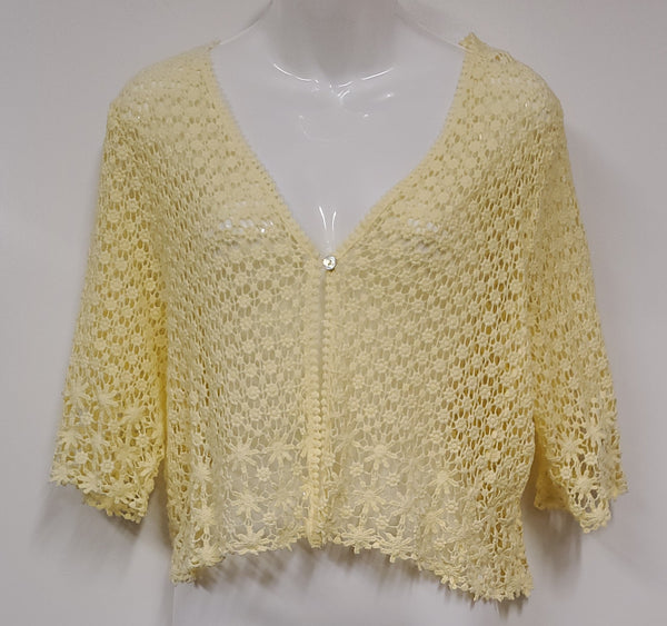 Ladies Lace Yellow Summer Top