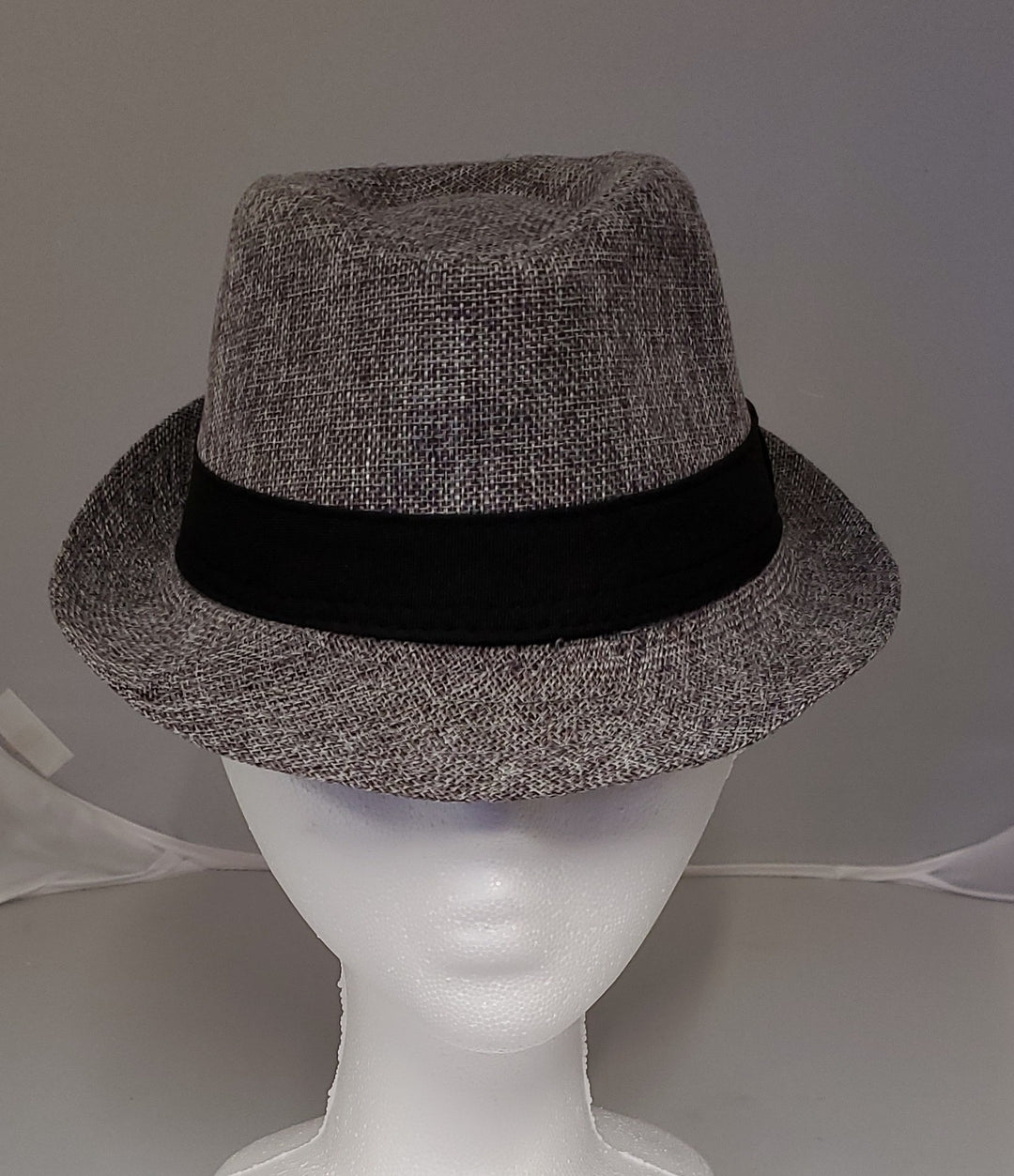Ladies Fashionable Brown Tweed Hat