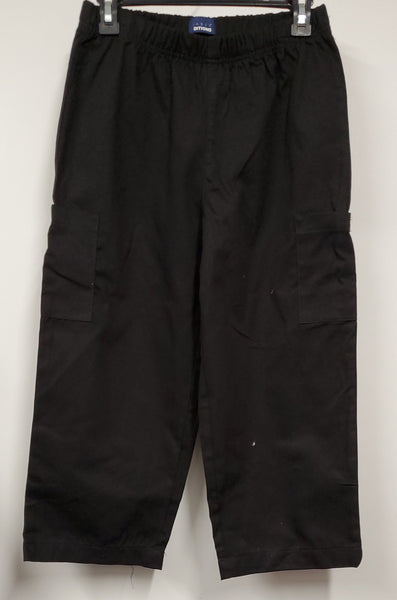 Black Knickers with Elastic Waist and Pockets