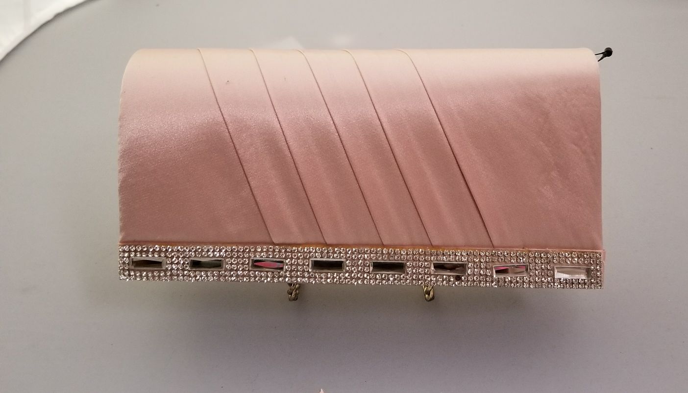 Pink Clutch Bag - Theresa Exotic Apparel