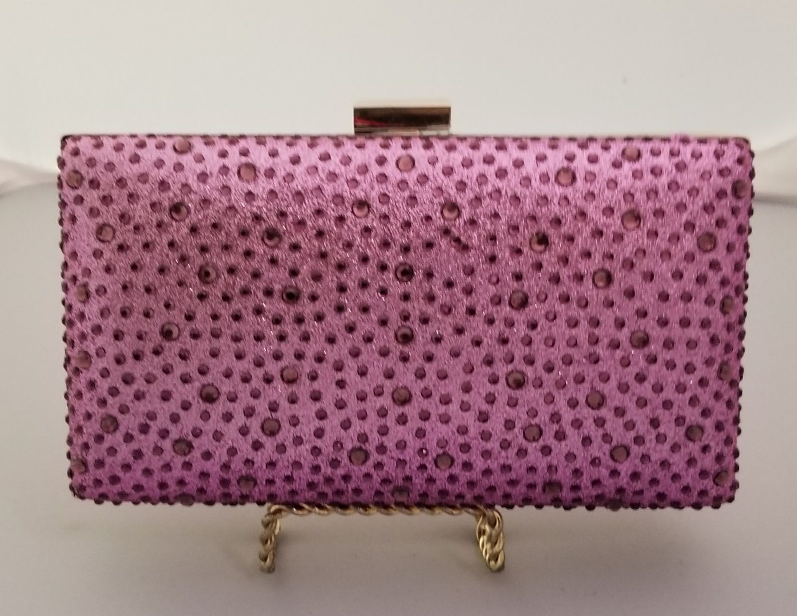 Purple Clutch Bag - Theresa Exotic Apparel