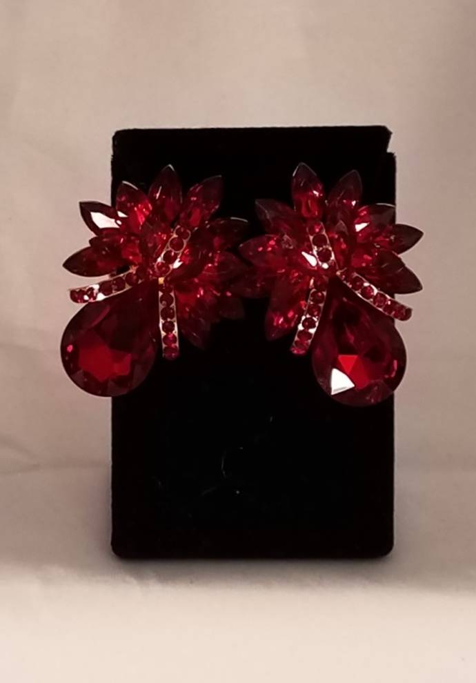 Big Red Star  Clip-On Earring