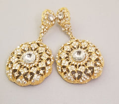 Exotic Gold Pierce Earrings
