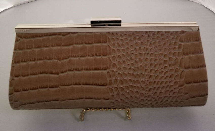 Taupe Clutch Bag