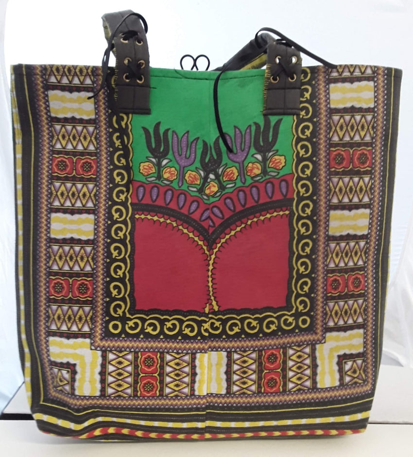 Beautiful Multicolor African Print Handbag
