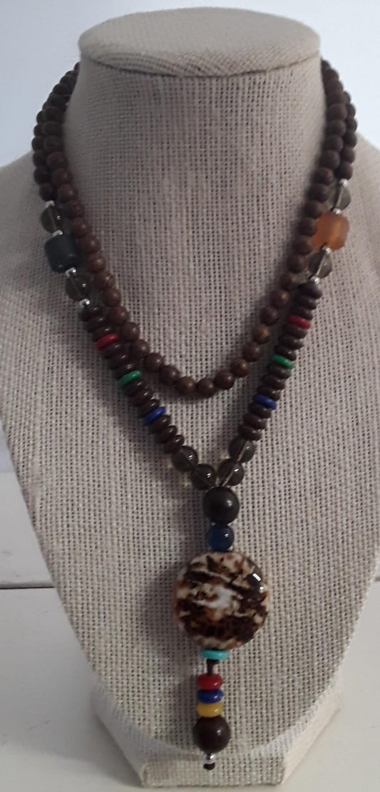 Handmade Unisex Beaded Necklace