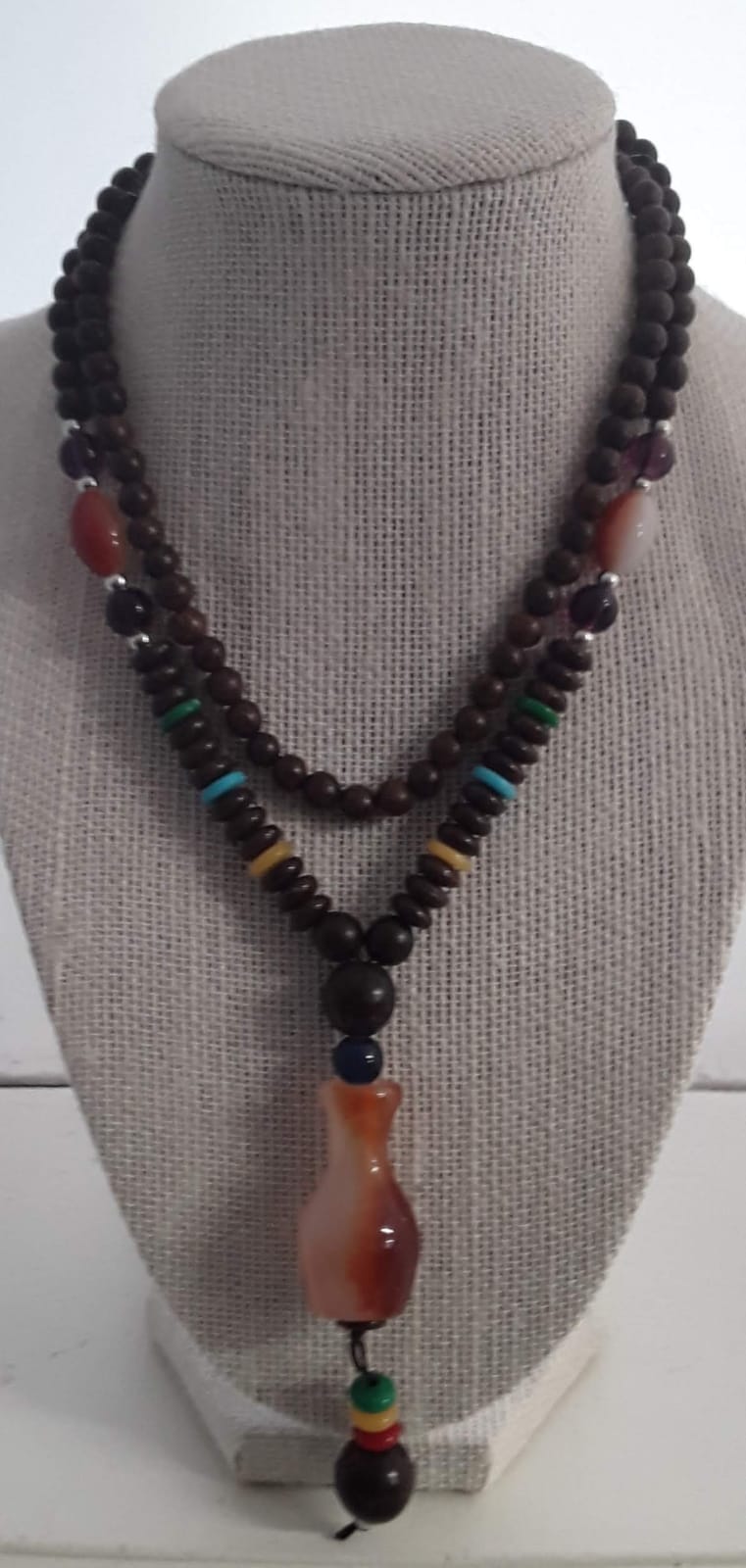 Handmade Unisex Beaded Necklace