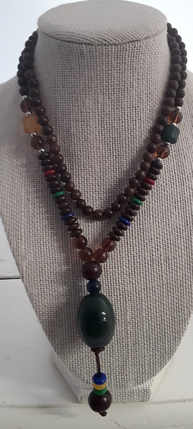 Handmade Unisex Beaded Necklace