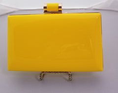 Square Yellow Clutch