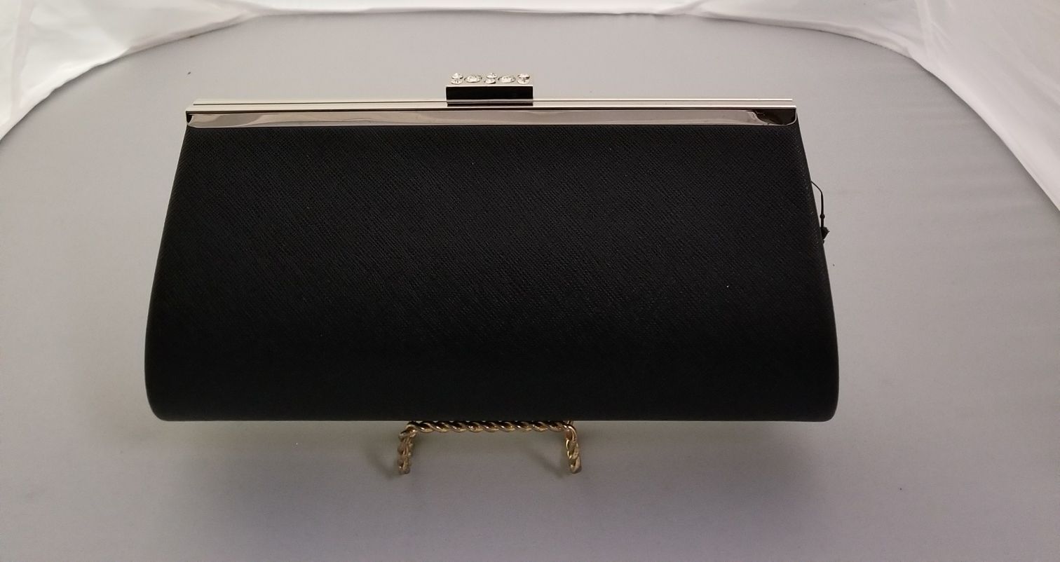 Black Clutch Bag - Theresa Exotic Apparel