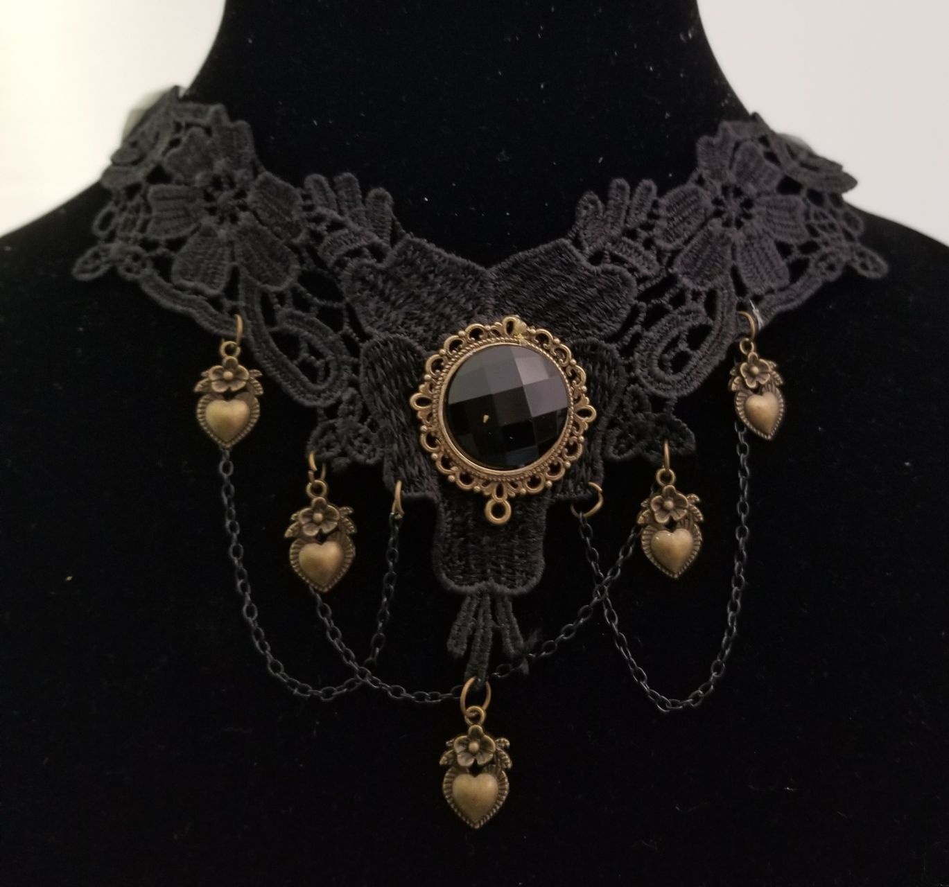 Black Mystery Magical Choker - Theresa Exotic Apparel