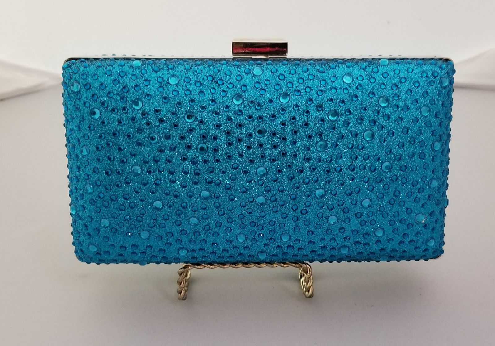 Turquoise Clutch Bag - Theresa Exotic Apparel